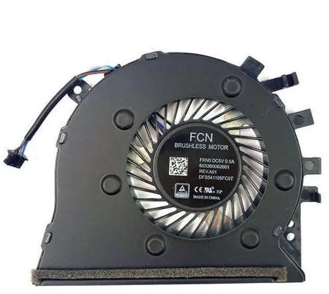 Alt view image 2 of 5 - Cpu cooling fan for HP 17-BY 17-BY0062ST 17-CA 17-CA0003NA 17-CA0007NA