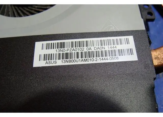 Alt view image 3 of 5 - Cpu cooling fan for Asus X550CA-DH31T 15.6 inches with Heatsink 13NB00U1AM010-2
