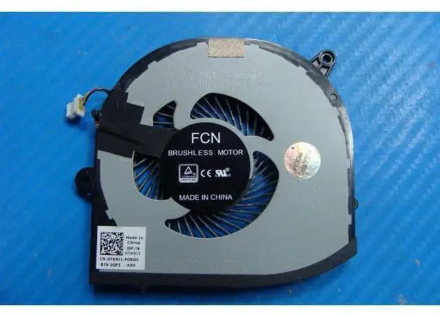 Alt view image 2 of 4 - Cpu cooling fan for Dell XPS 15 9570 15.6 inches dc28000ipf0 tk9j1
