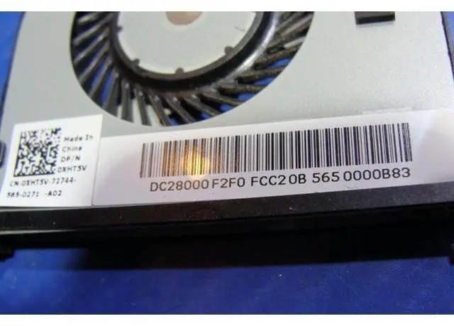 Alt view image 2 of 5 - Cpu cooling fan for Dell XPS 13 9343 13.3 inches XHT5V DC28000F2F0 #1