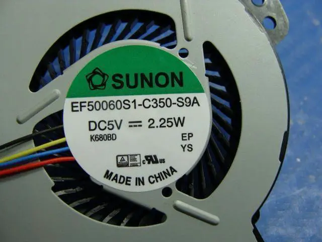 Alt view image 3 of 5 - Cpu cooling fan for Asus EeeBook E402SA-UB03-BL 14 inches 13N0-S2P0401