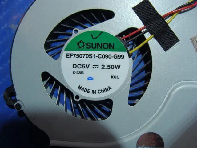 Alt view image 3 of 5 - Cpu cooling fan for Toshiba Satellite L55t-B5271 15.6 inches with Heatsink 3CBLITA0I00