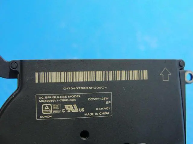 Alt view image 3 of 5 - Cpu cooling fan for Air A1466 13 inches Mid 2013 MD760LL/A MD761LL/A 923-0442 #1