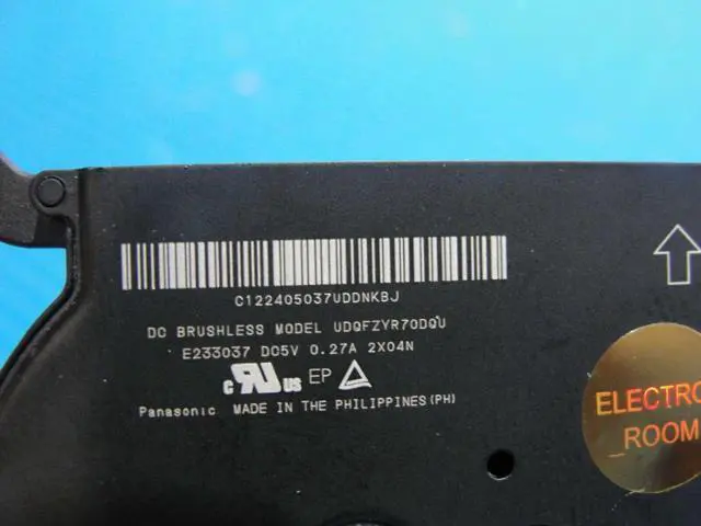 Alt view image 3 of 5 - Cpu cooling fan for Air A1466 13 inches Mid 2012 MD231LL/A 922-9643 #5