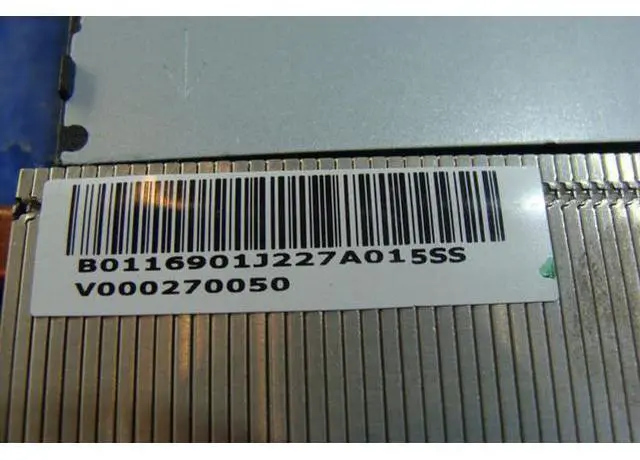 Alt view image 3 of 5 - Cpu cooling fan for Toshiba Satellite C855D-S5104 15.6 inches with Heatsink V000270050