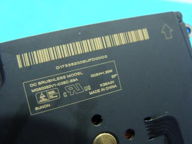Alt view image 3 of 5 - Cpu cooling fan for Air A1466 13 inches Mid 2013 MD760LL/A with Heatsink 923-0442