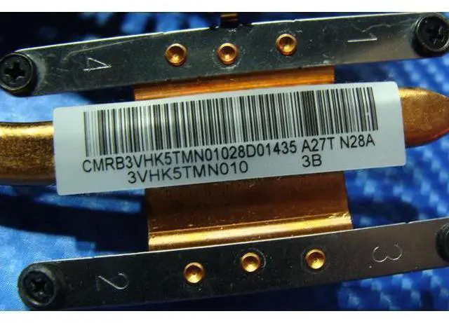 Alt view image 3 of 5 - Cpu cooling fan for Sony Vaio SVE15122CXW 15.6 inches with Heatsink 3VHK5TMN010