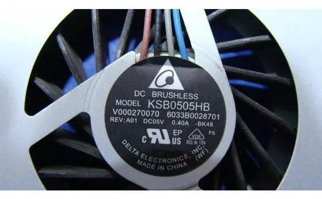 Alt view image 3 of 5 - Cpu cooling fan for Toshiba Satellite C55D 15.6 inches V000270070 6033B0028701