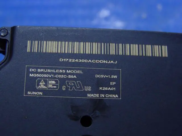 Alt view image 3 of 5 - Cpu cooling fan for Air A1466 13 inches 2012 MD232LL 922-9643
