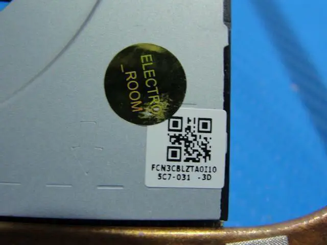 Alt view image 3 of 5 - Cpu cooling fan for Toshiba Satellite L55D-C5318 15.6 inches with Heatsink 3CBLZTA0I10