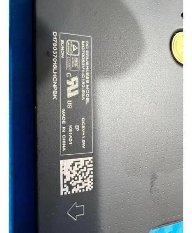 Alt view image 3 of 5 - Cpu cooling fan for Pro A1707 MPTR2LL/A Mid 2017 15 inches Right 923-01471