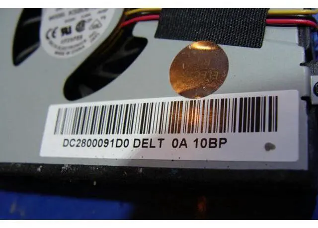 Alt view image 3 of 5 - Cpu cooling fan for Toshiba Satellite A665-S5181 15.6 inches DC2800091D0