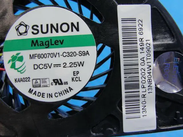 Alt view image 2 of 5 - Cpu cooling fan for Asus K553MA-DB01TQ 15.6 inches 13NB04W1T09021