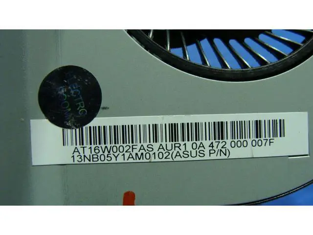 Alt view image 3 of 5 - Cpu cooling fan for Asus Q302LA-BBI5T14 13.3 inches with Heatsink 13NB05Y1AM0102