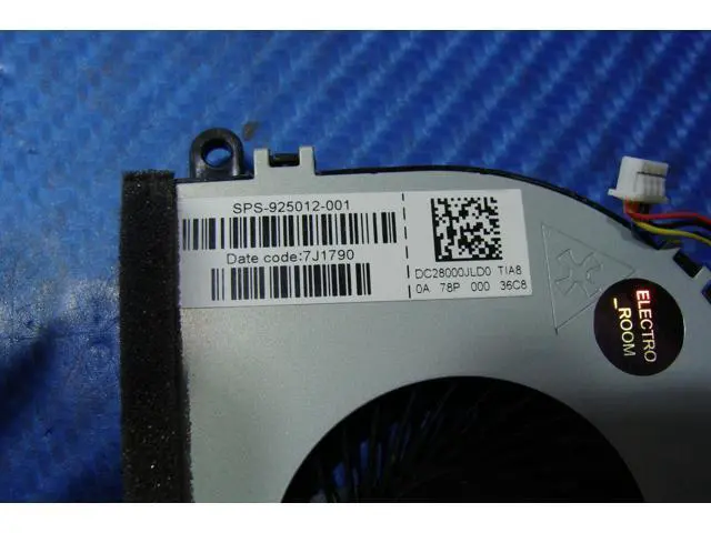 Alt view image 2 of 5 - Cpu cooling fan for HP 15-bs033cl 15.6 inches 925012-001