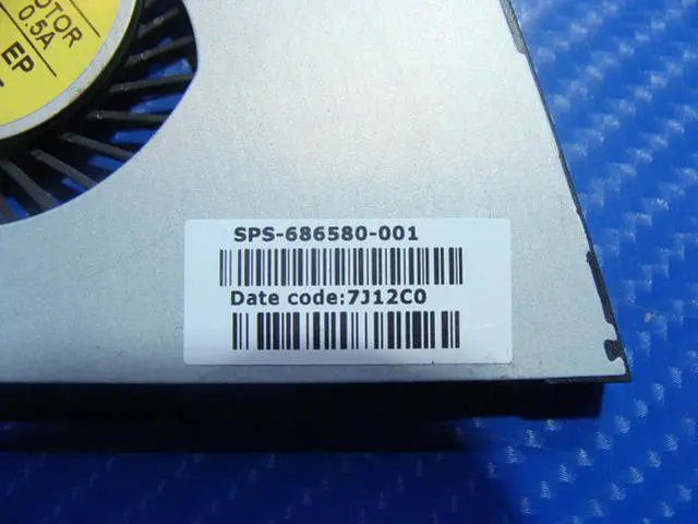 Alt view image 2 of 5 - Cpu cooling fan for HP Envy 4-1236TX 14 inches 686580-001