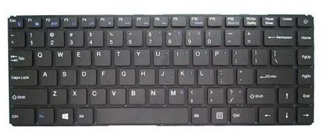 Main image of Laptop Replacement Keyboard For EVOO EVC141-6Black color English US Without Frame