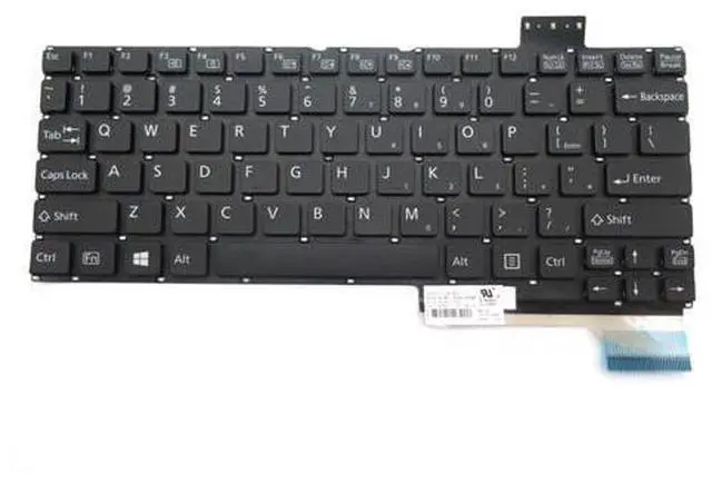 Main image of English US Keyboard For Fujitsu Q555 Q616 Q665 MP-13N33US6D85 CP678701-01