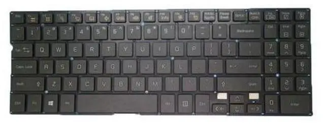 Alt view image 2 of 5 - Keyboard For 15N540 15ND540 SG-59030-XUA SN5840 AEW73429833 Black English US