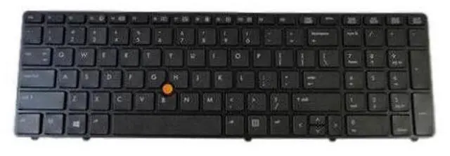 Main image of US Keyboard with Black Frame including Pointer for HP Probook 6560b 6565b 6570b 6575b