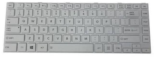 Main image of replacement keyboard for Toshiba Satellite L40-A L40D-A L40T-A L45-A L45D-A L45T-A White color