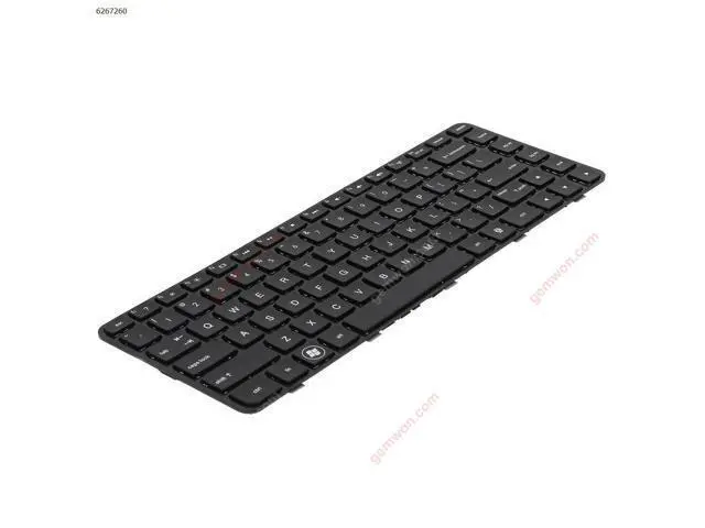 Alt view image 2 of 5 - US Keyboard for HP Pavilion -1000 DV5-2000 GLOSSY FRAME BLACK