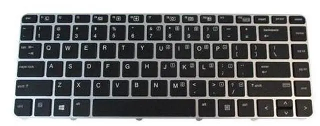 Main image of Backlit Keyboard for HP EliteBook 840 G3 840 G4 Laptops - No Pointer