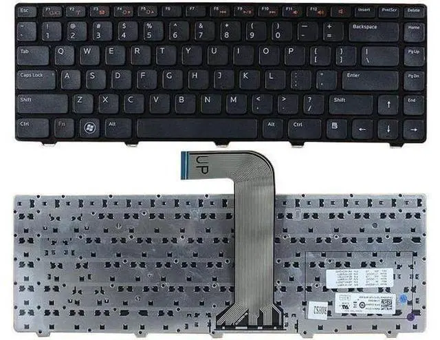 Main image of US Black Keyboard for Dell X38K3 0X38K3 90.4IC07.S01 T5M02 AER01U00010
