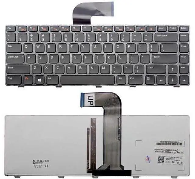 Alt view image 2 of 5 - US Black Keyboard for Dell X38K3 0X38K3 90.4IC07.S01 T5M02 AER01U00010