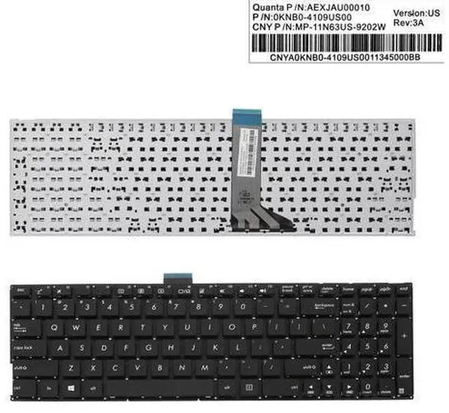 Main image of US Keyboard for ASUS X553 X553M X553MA K553M BLACK 0KNB0-4109US00