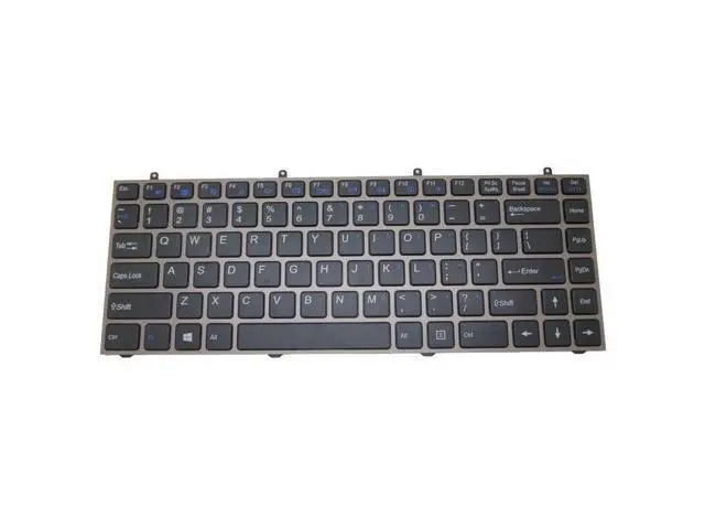 Alt view image 2 of 5 - English Keyboard For CLEVO W230ST MP-12R73US-430 6-80-W5470-010-1 Brown Frame