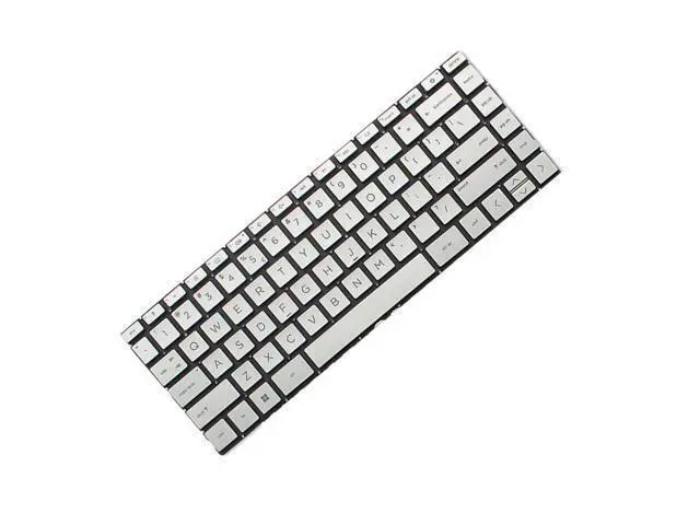 Alt view image 3 of 5 - US Keyboard for HP Air Pavilion 13BE 13-BE1108AU 0215AU Silver Backlit Laptop