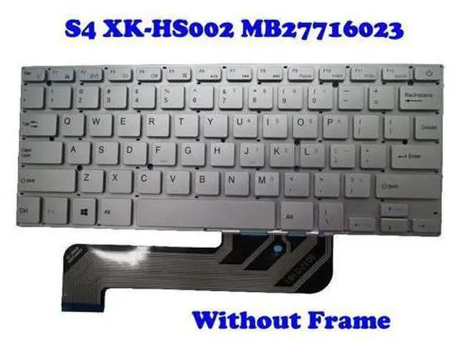 Main image of Keyboard Forumper EZBook S4 XK-HS002 MB27716023 English US Silver NO Frame