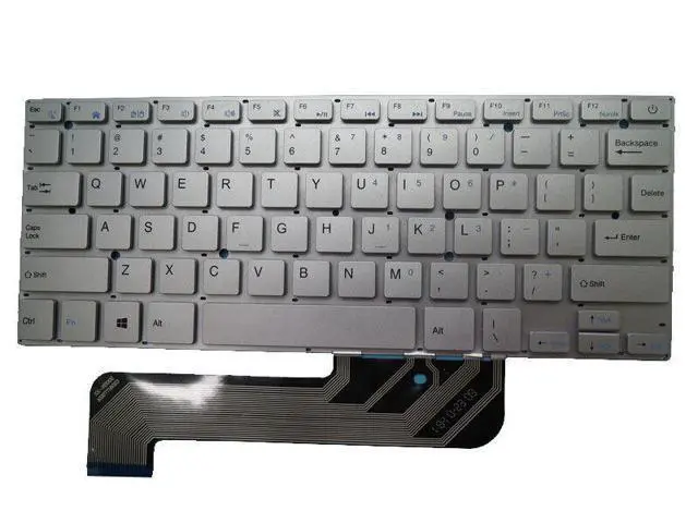 Alt view image 3 of 5 - Keyboard Forumper EZBook S4 XK-HS002 MB27716023 English US Silver NO Frame