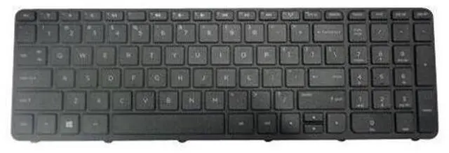Main image of US Keyboard with Frame for HP 15-D 15-F Laptops - Replace part number 776778-001