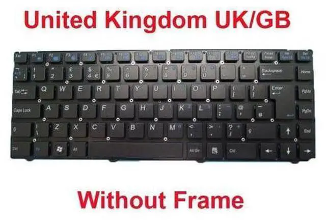 Main image of Keyboard For CLEVO W243 MP-10F86GB-430 6-80-W2440-190-1 United No Frame
