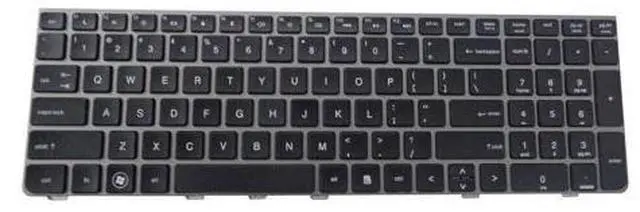 Main image of Keyboard with Gray color Frame for HP Probook 4530S 4535S 4730S Laptops