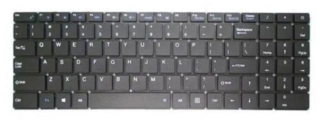 Main image of Laptop Replacement Keyboard For Bslay YP-P156 English US Black Without Backlit
