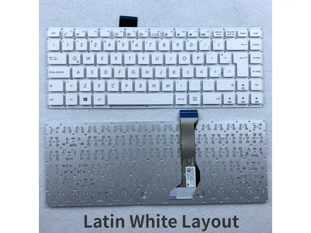 Alt view image 2 of 5 - US Latin White color Keyboard For ASUS E402 E402M E402MA E402SA E402S E403SA Series
