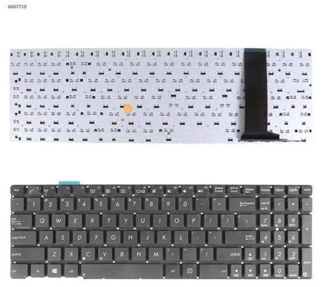 Main image of US Keyboard for ASUS N56 N56V U500VZ N76 N76VM N76VJ BLACK With foil no FRAME