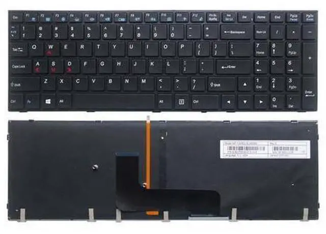 Main image of Laptop Keyboard for Hasee Z6 Z7 Z8 P655 T57 T5 T5S T5x Black US Backlight
