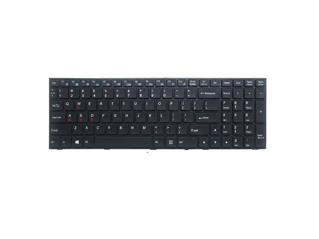 Alt view image 2 of 5 - Laptop Keyboard for Hasee Z6 Z7 Z8 P655 T57 T5 T5S T5x Black US Backlight