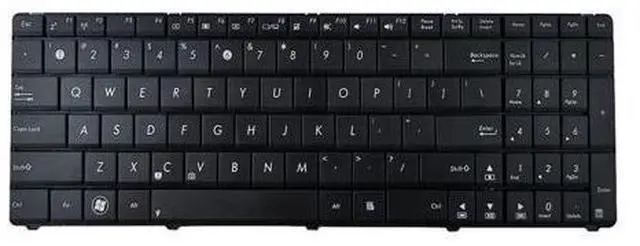 Alt view image 2 of 5 - replacement keyboard for ASUS N53 Black US English