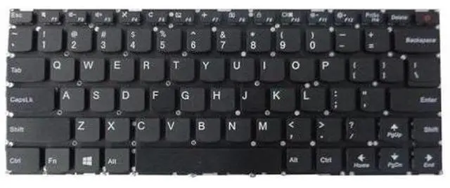 Main image of replacement keyboard for Lenovo Ideapad 110-14IBR US