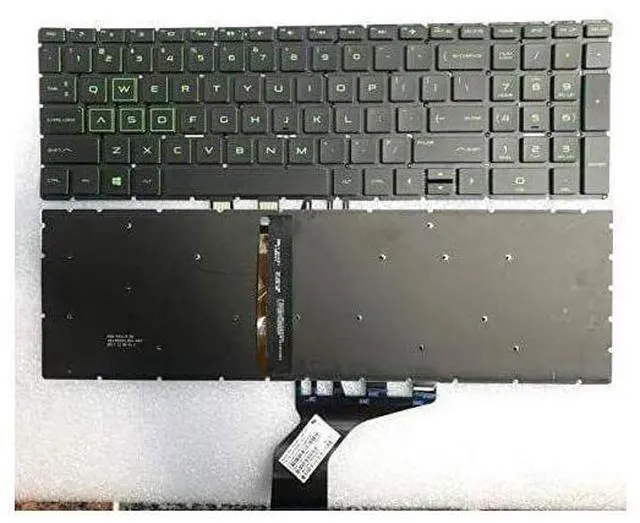 Main image of replacement keyboard for HP Pavilion GAMING 16-a0000 17-CD0000 16-a0032dx US with Backlit