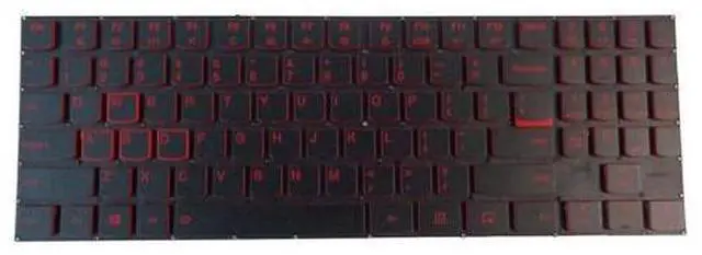 Main image of replacement keyboard for Lenovo Legion Y7000P Red Backlit N20M27498