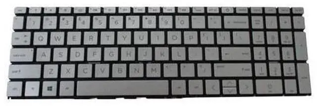 Main image of Non-Backlit Silver color Keyboard For HP Pavilion 15-EH 15Z-EH 15-EG 15T-EG Laptops