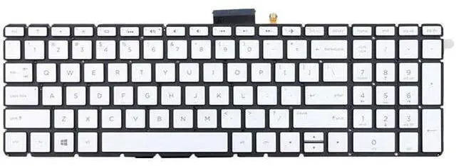 Main image of US Silver Backlit Keyboard for HP Pavilion 17-AR 17-AR007CA 17-AR050WM 17Z-AR000