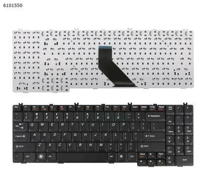 Main image of US Keyboard for LENOVO G550 BLACK Without Frame V-105120AS1-US 25-008409