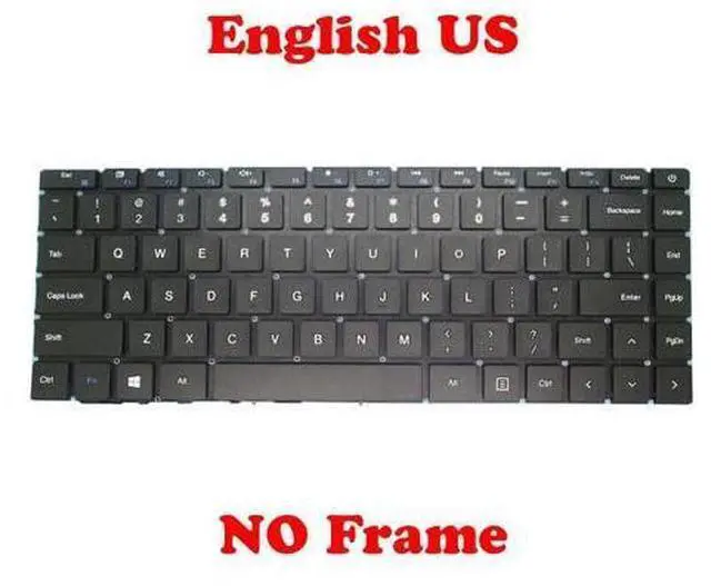 Main image of Laptop Keyboard For Teclast F6 13.3 English US Black NO Frame Version